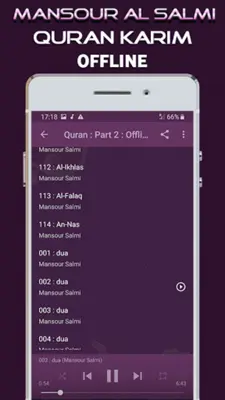 Mansour Salmi - Quran Offline android App screenshot 0